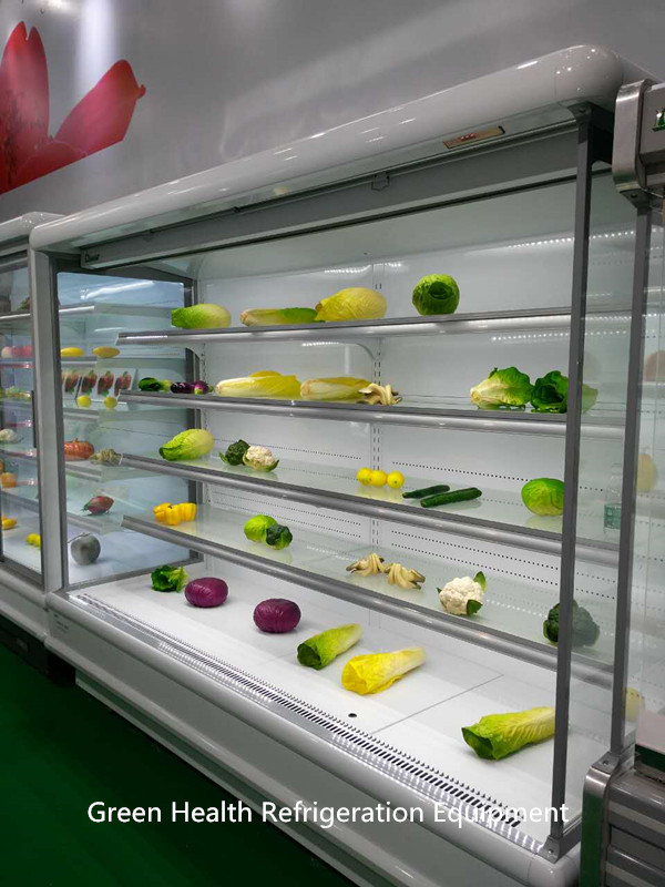 Multideck Commercial Vegetable / Fruit Open Display Chiller