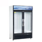 Cold Drinks Commercial 1000L Vertical Glass Door Freezer