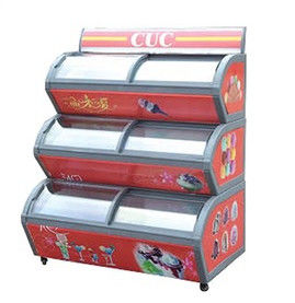 Three Layers Ice Cream Display Freezer