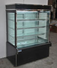 Glass Door Vertical Marble Cake Display Freezer