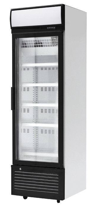 Vertical Supermarket Single Glass Door Display Freezer