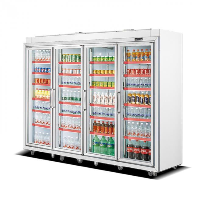Beverage Supermarket Commercial Upright Display Freezer 1
